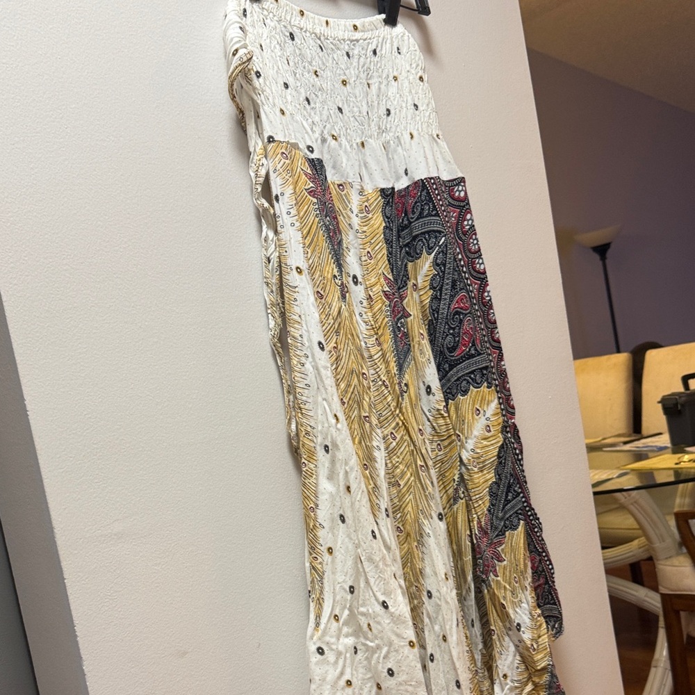 Bohemian Multi-Color Maxi Skirt